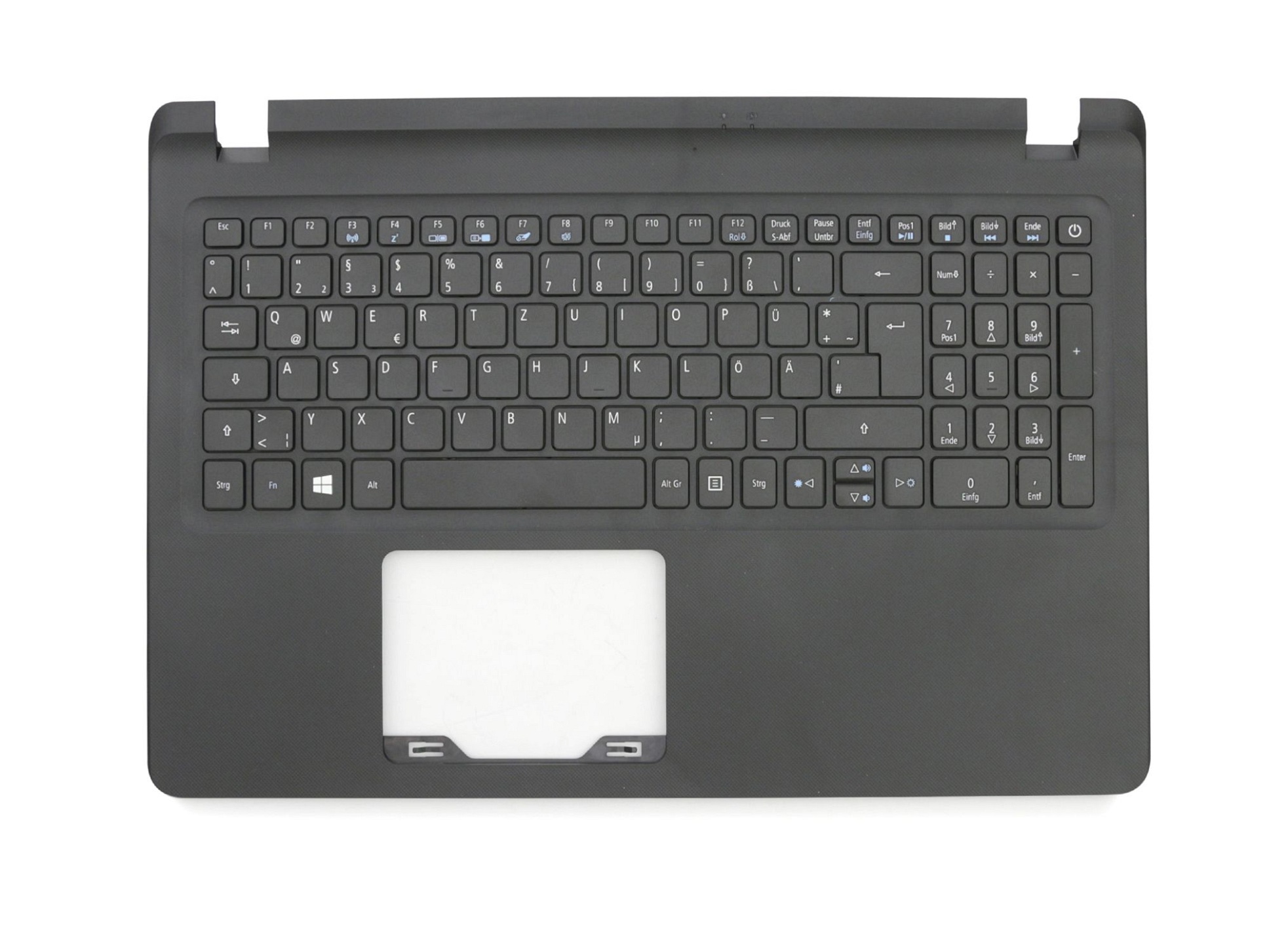 Acer FA1NX000400-1 Tastatur inkl. Topcase DE (deutsch) schwarz/schwarz