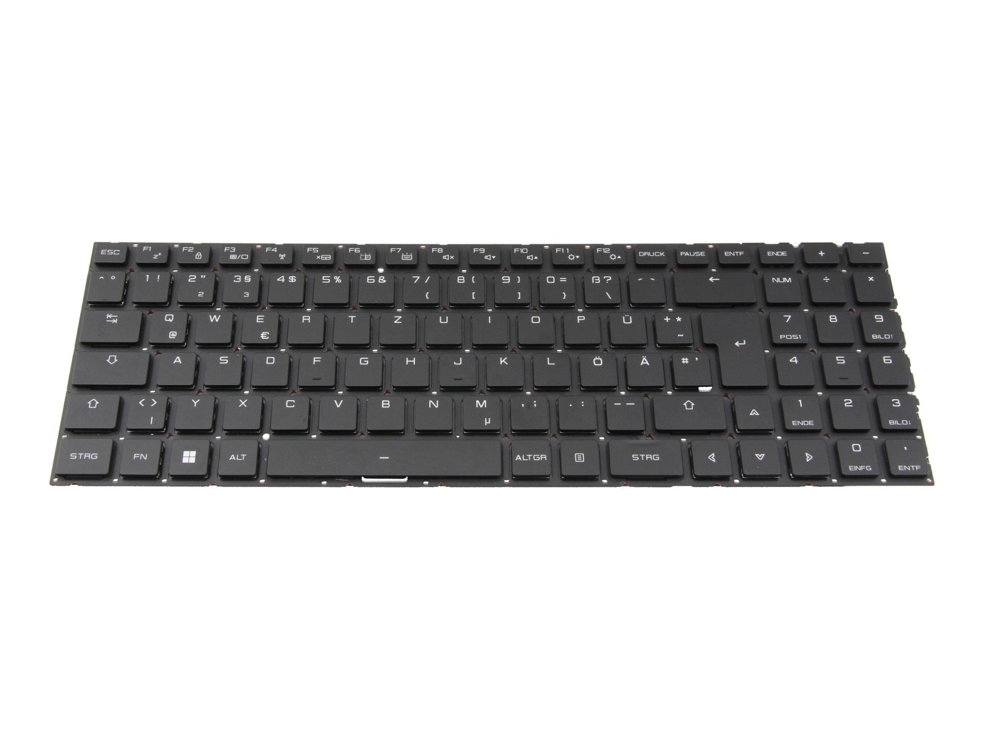Medion 40084341 Tastatur inkl. Topcase DE (deutsch) schwarz mit Backlight