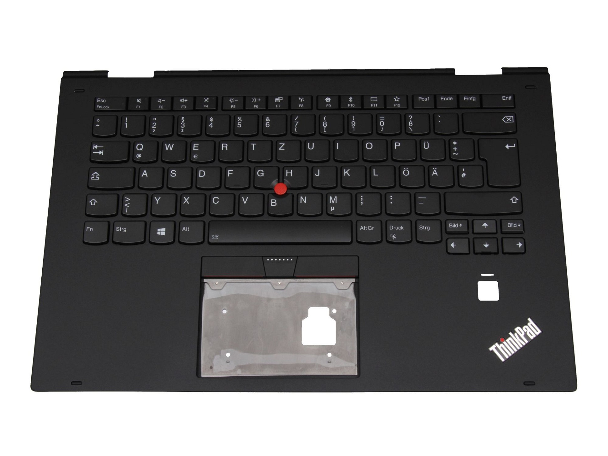 Lenovo 46M.0A9CS.0062 Tastatur inkl. Topcase DE (deutsch) schwarz/schwarz mit Backlight und Mouse-Stick