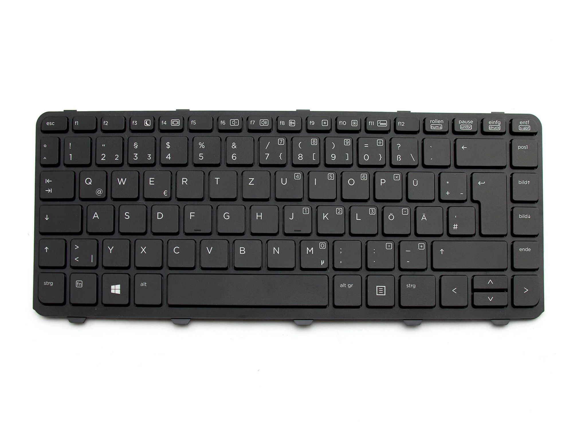 HP 9Z.N9JBC.E0G Tastatur DE (deutsch) schwarz/schwarz mit Backlight