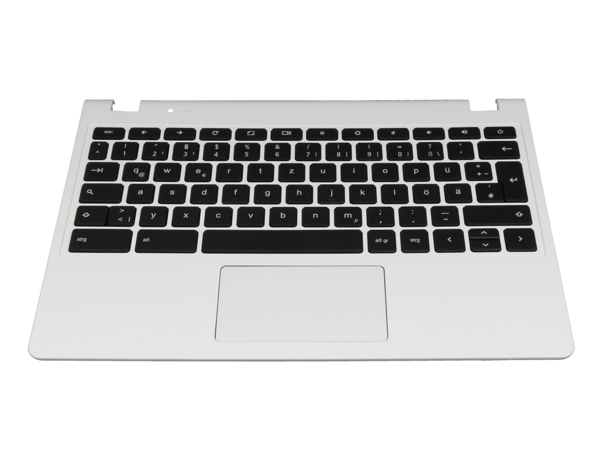 Acer 9Z.NB0S0.00G Tastatur inkl. Topcase DE (deutsch) schwarz/weiß