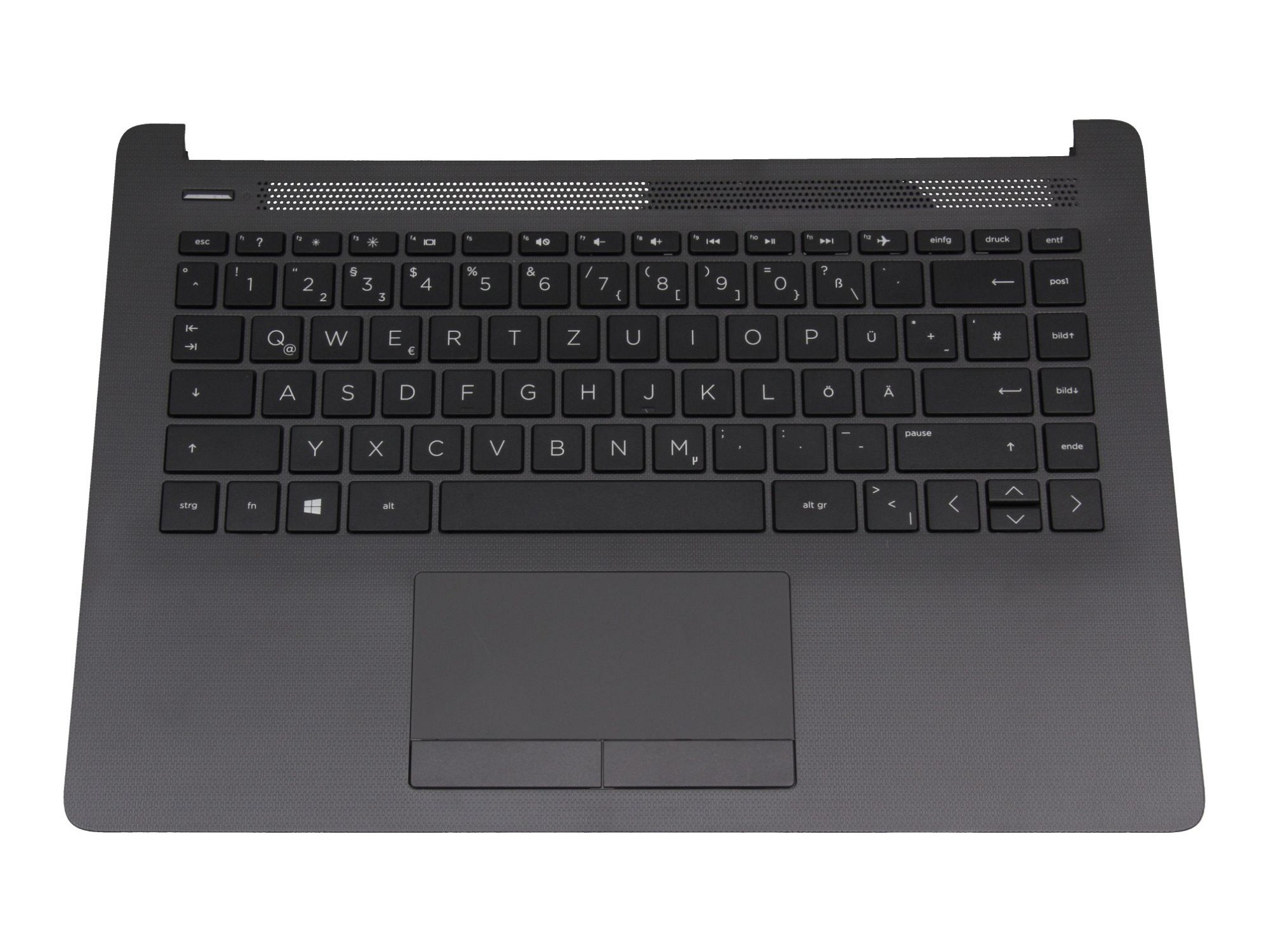 HP L23239-041 Tastatur inkl. Topcase DE (deutsch) schwarz/grau