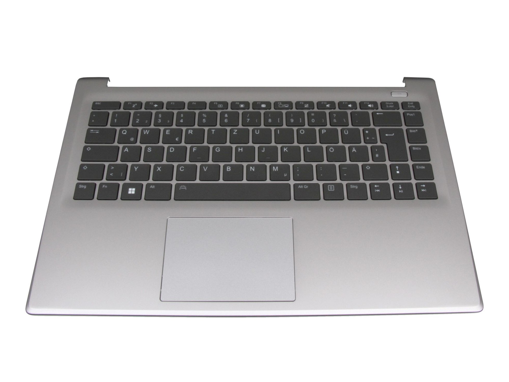 Medion L2308000105202 Tastatur inkl. Topcase DE (deutsch) schwarz/grau mit Backlight