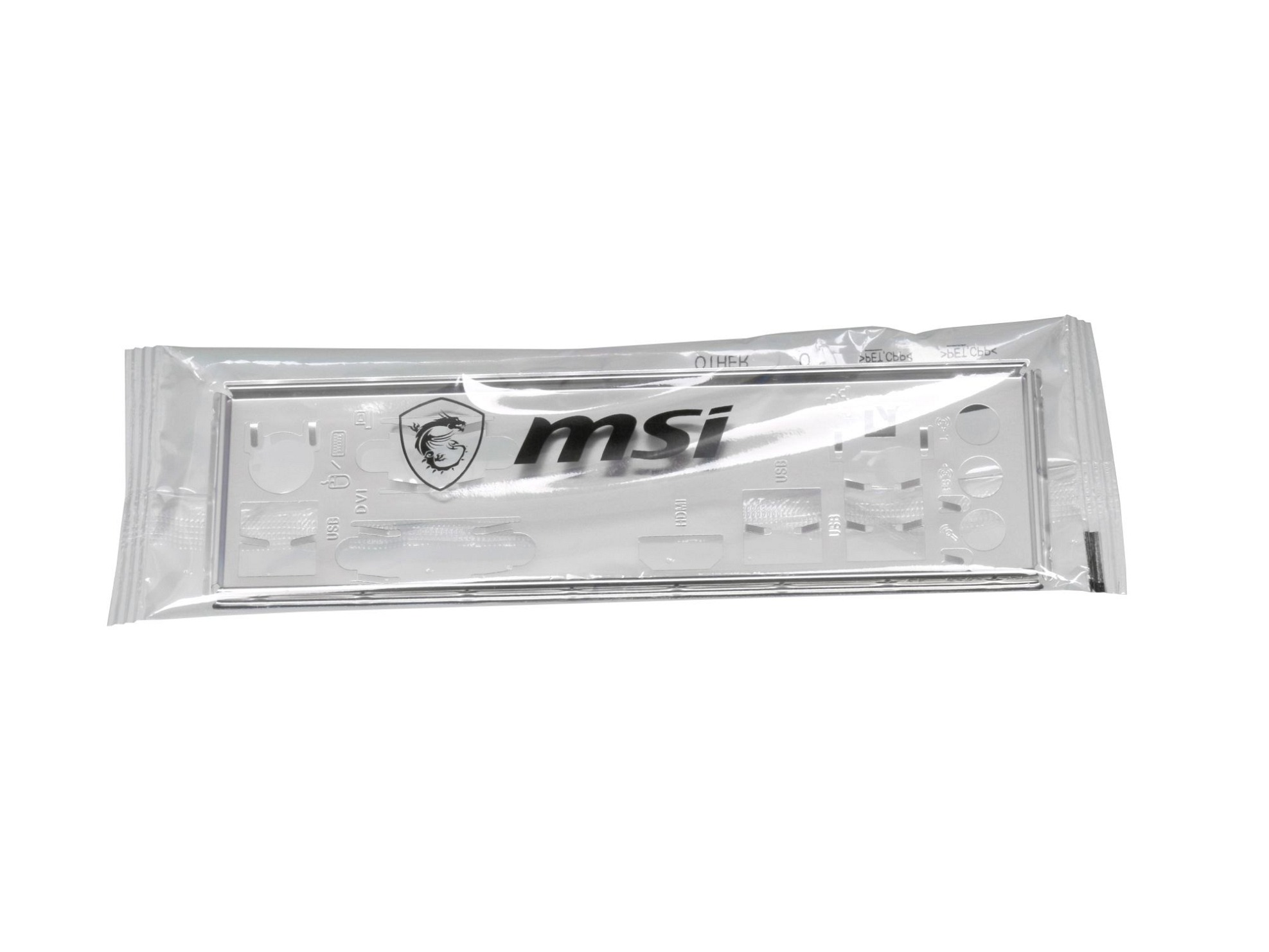 I/O Blende silber für MSI H310M Pro M2 (MS-7B28)