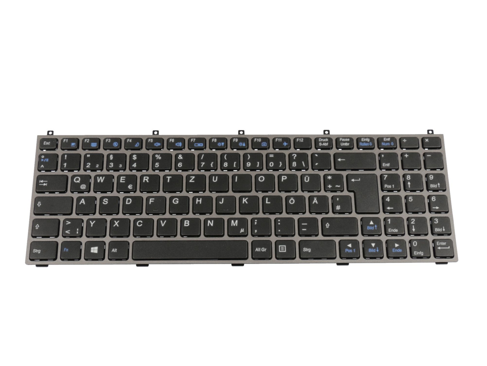 TW765C Tastatur CH (schweiz) schwarz/grau