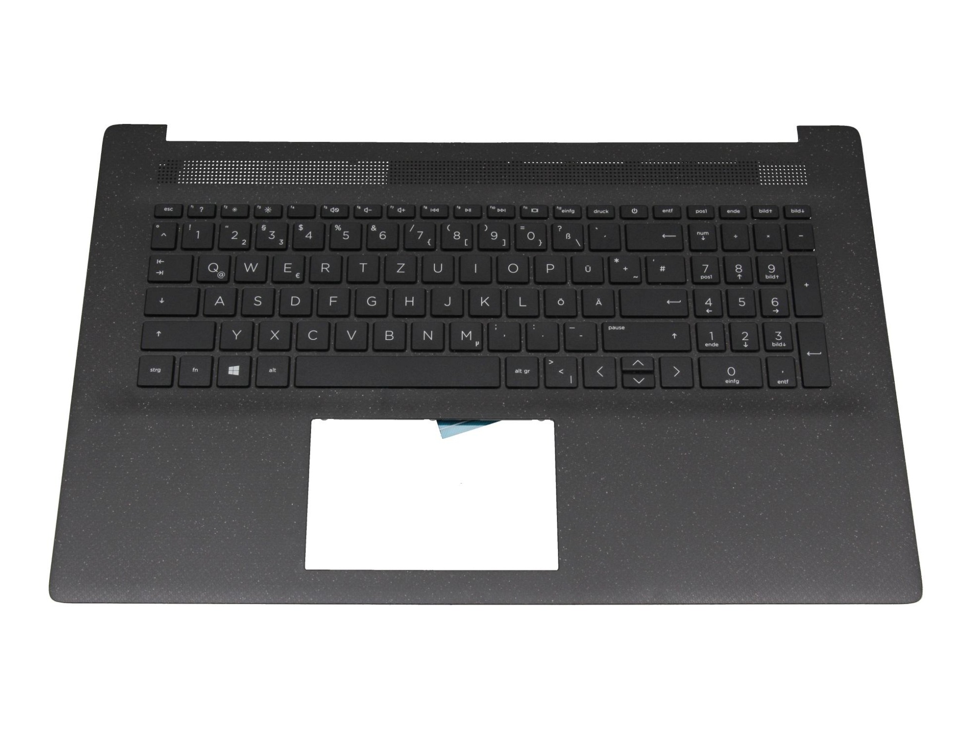 HP BLYYR01M8FO05G Tastatur inkl. Topcase DE (deutsch) schwarz/schwarz
