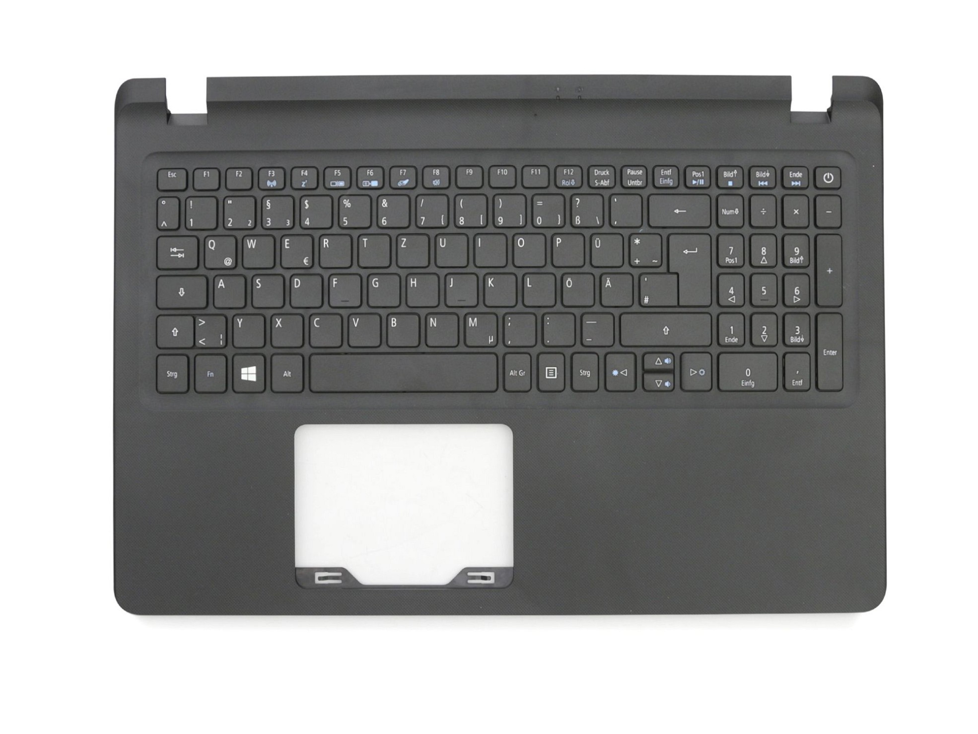 Acer AP1NX000400HA25 Tastatur inkl. Topcase DE (deutsch) schwarz/schwarz