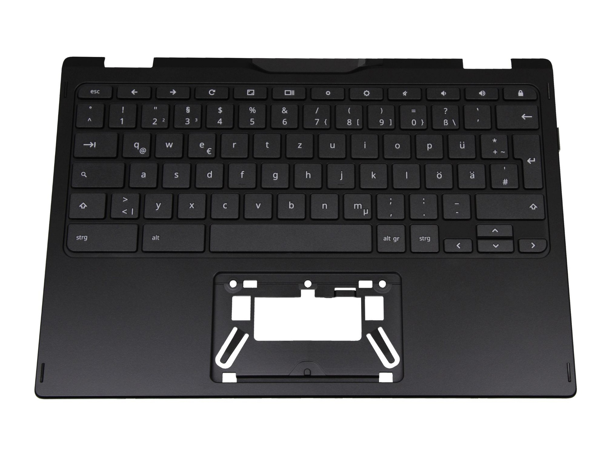 Acer 6B.H92N7.007 Tastatur inkl. Topcase DE (deutsch) schwarz/schwarz