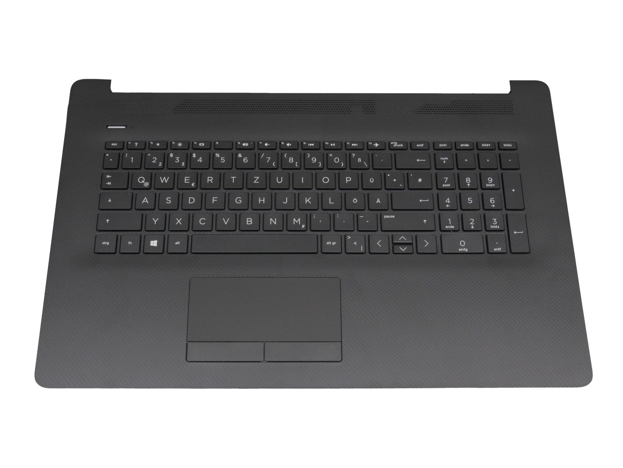 HP 6037B0146604 Tastatur inkl. Topcase DE (deutsch) schwarz/schwarz (TP/ohne DVD)
