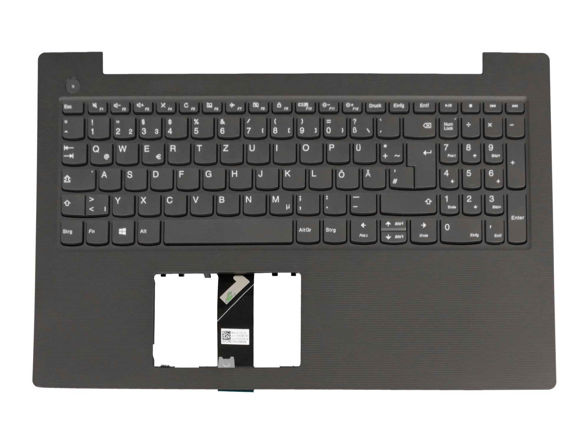 Sunrex V161420CK1-GR Tastatur inkl. Topcase DE (deutsch) grau/grau