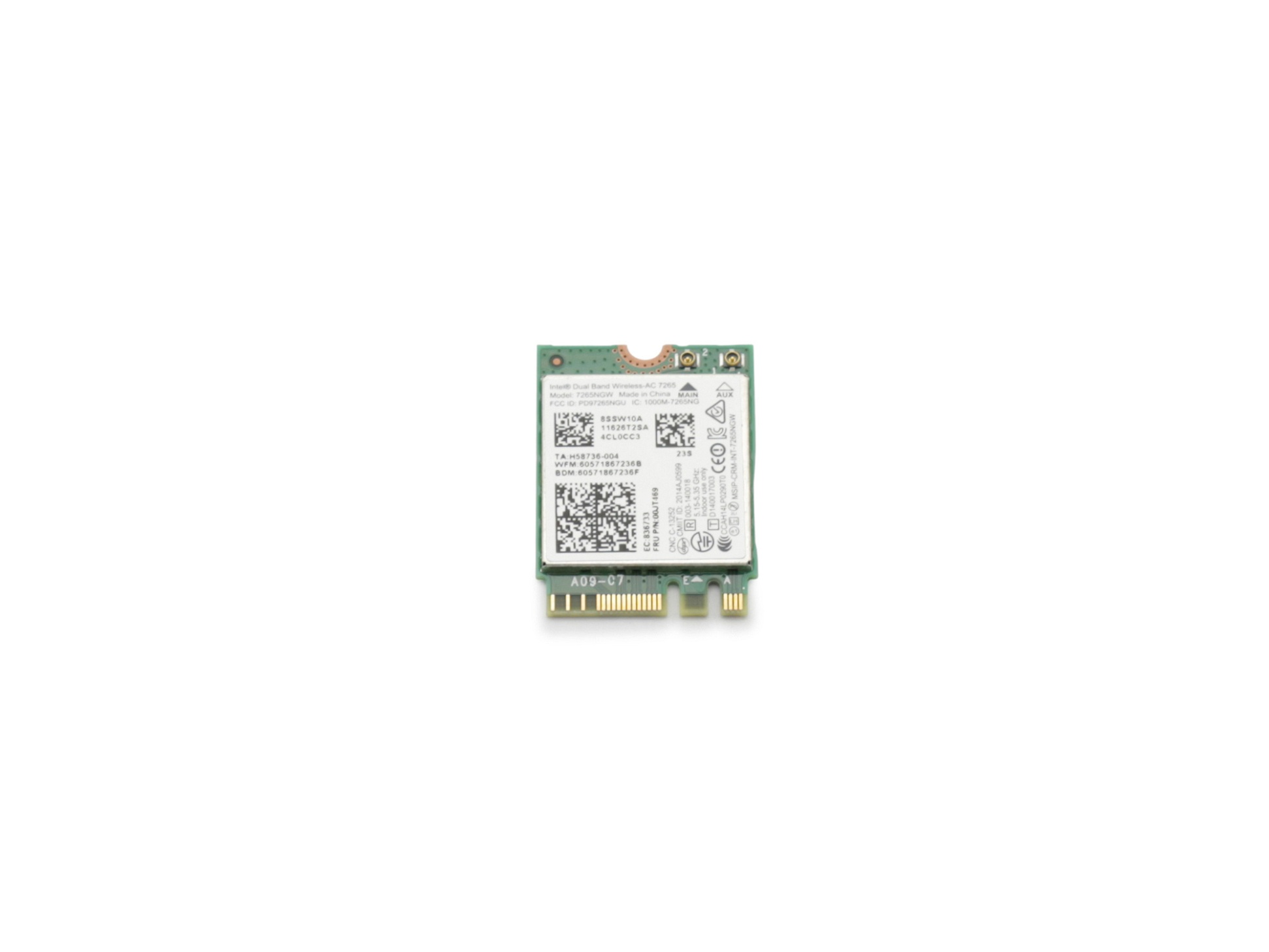 WLAN/Bluetooth Karte WLAN 802.11ac/abgn für Lenovo B71-80 (80RJ)