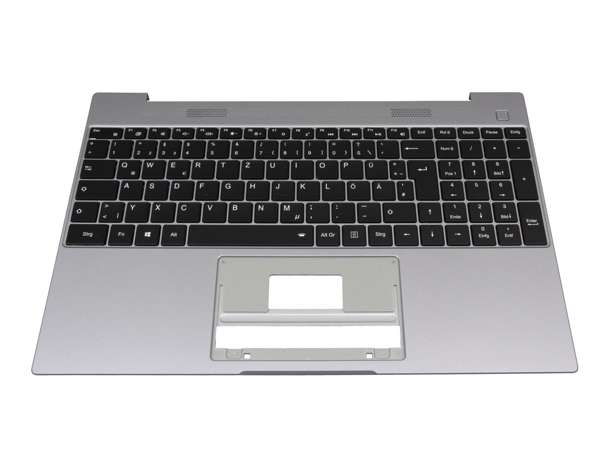 Medion NS15AP Tastatur inkl. Topcase DE (deutsch) schwarz/grau mit Backlight