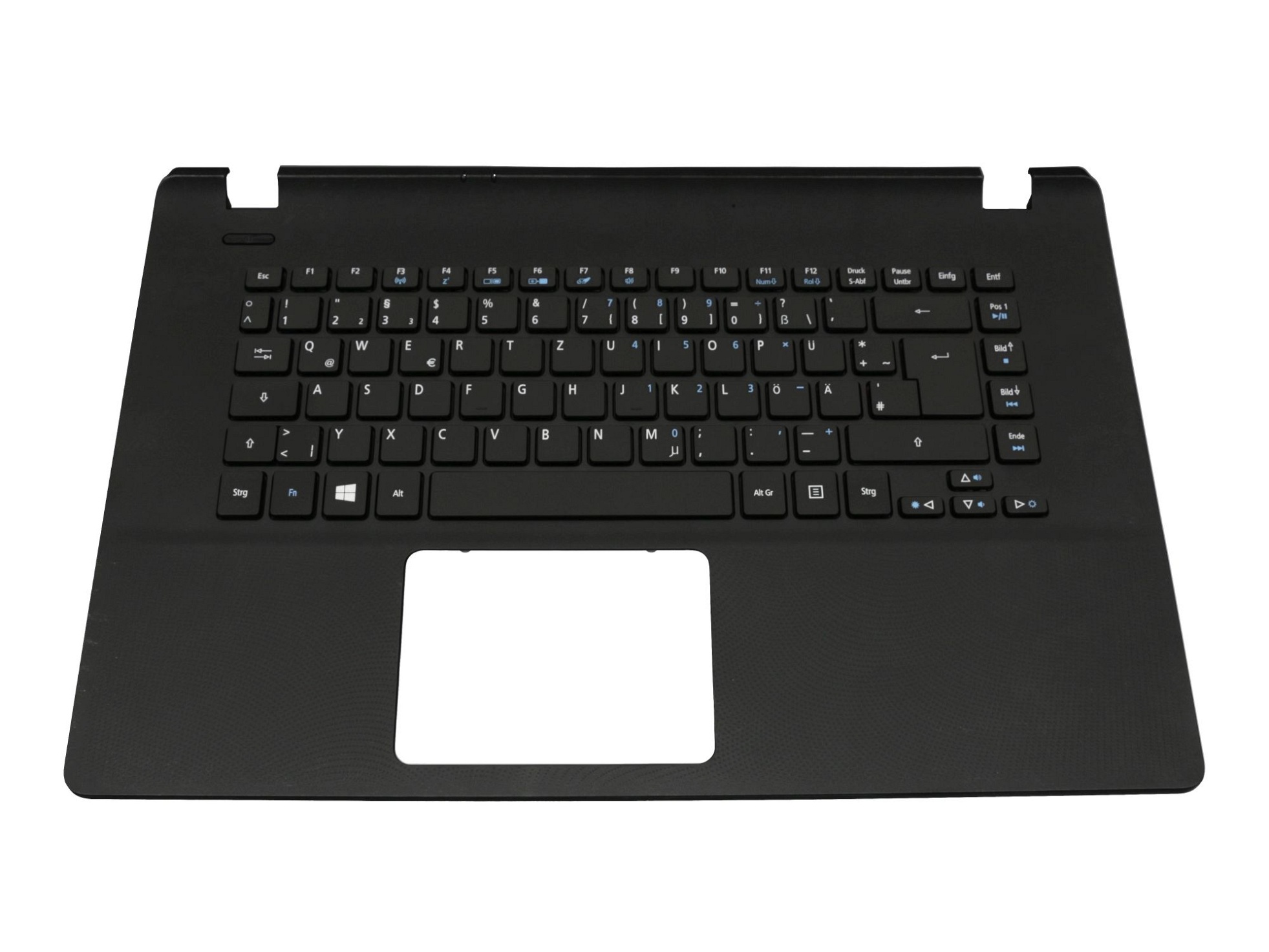 Acer 60MMLN2010 Tastatur inkl. Topcase DE (deutsch) schwarz/schwarz