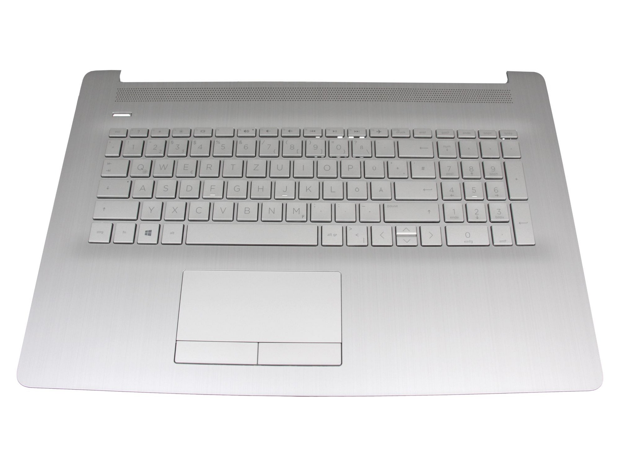 HP M00403-041 Tastatur inkl. Topcase DE (deutsch) silber/silber (DVD)