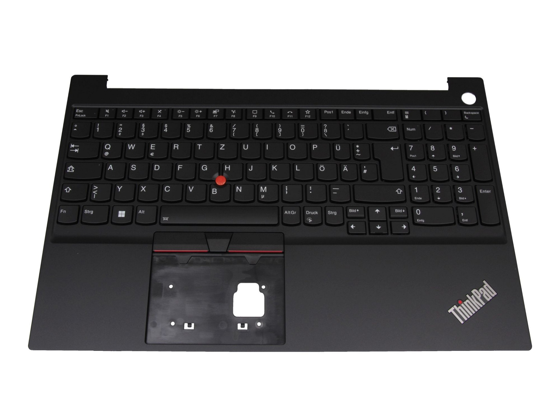 Lenovo 5M11C43774 Tastatur inkl. Topcase DE (deutsch) schwarz/schwarz mit Backlight und Mouse-Stick