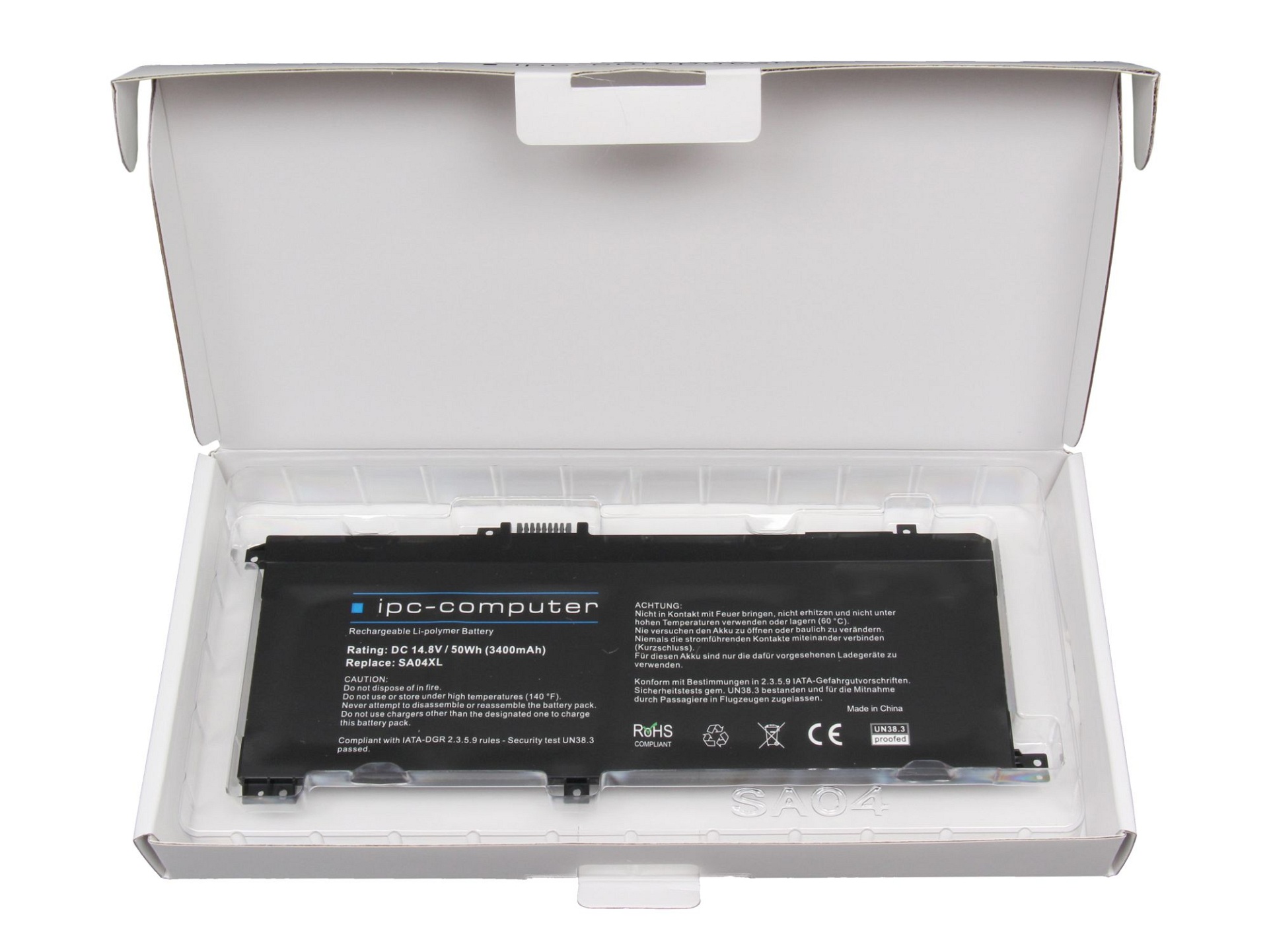 IPC-Computer Batterie 50Wh Nouveau compatible pour HP Envy 15-dr0000
