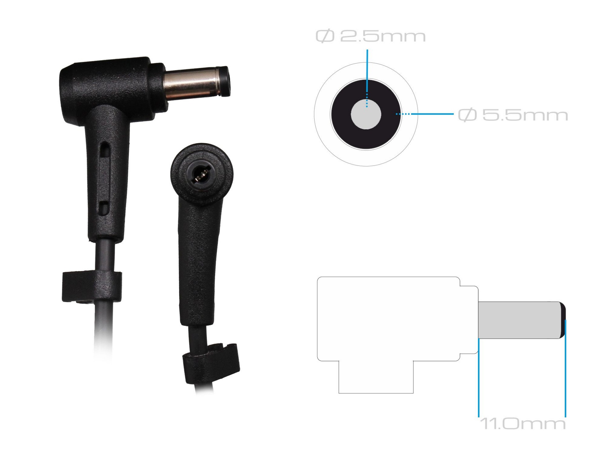 Asus 0A001-00041600 Original Netzteil 65,0 Watt abgerundete Bauform