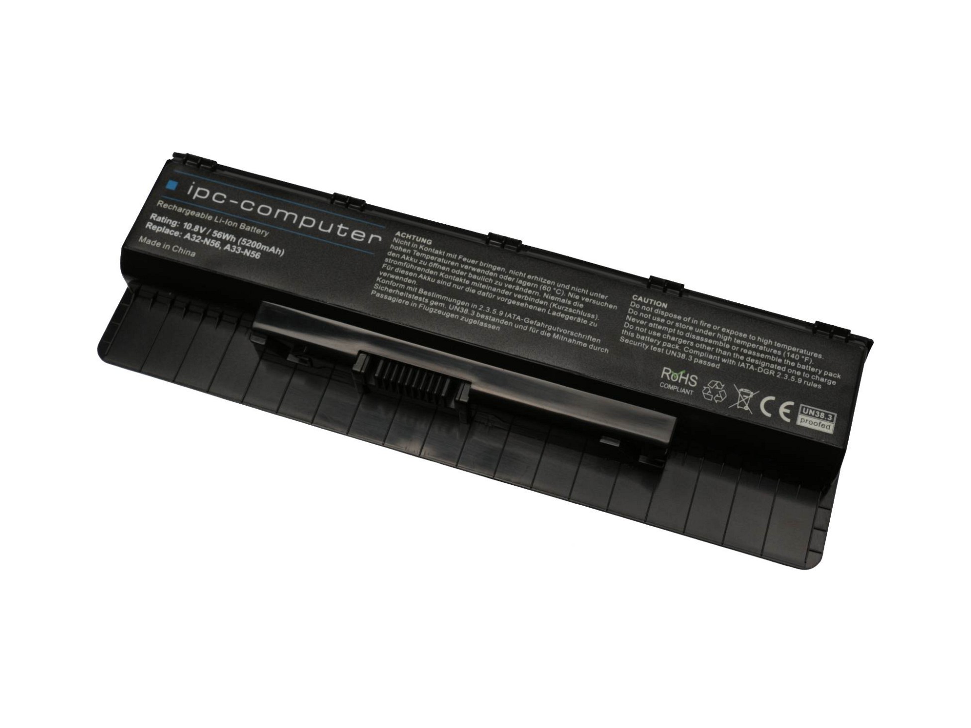 IPC-Computer Batterie 56Wh Nouveau compatible pour Asus N76VZ