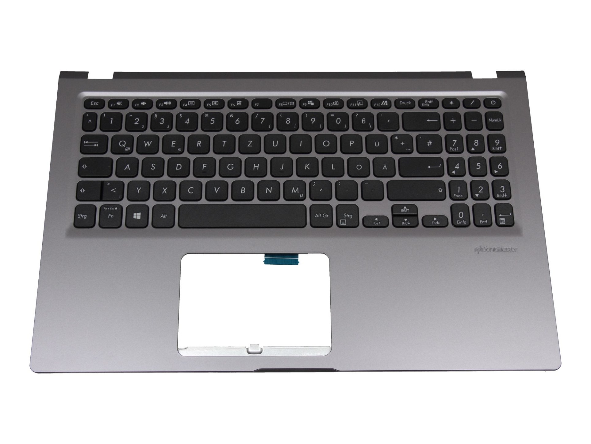 Asus VivoBook 15 R565JA original Tastatur inkl. Topcase DE (deutsch) schwarz/grau