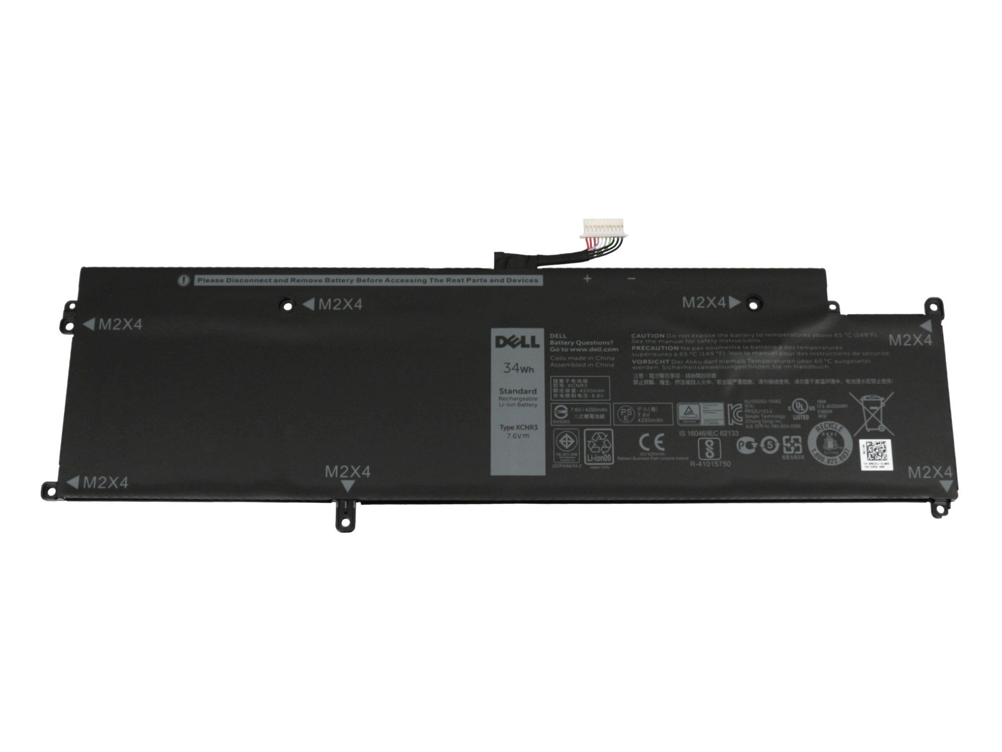 Dell Latitude 13 (7370) Original Akku 34Wh