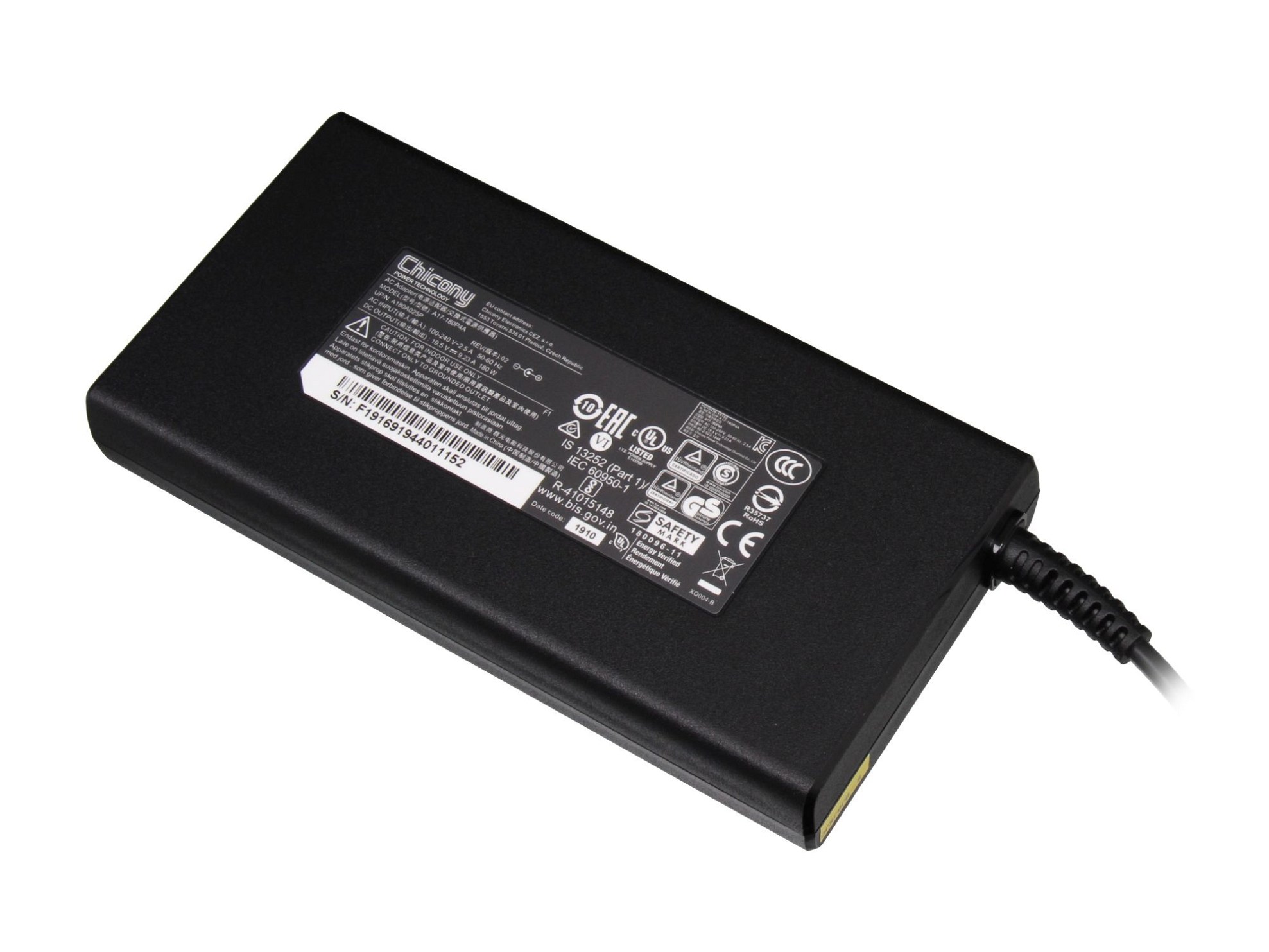 Medion Erazer X7841 (P670RE1-M) Original Netzteil 180,0 Watt