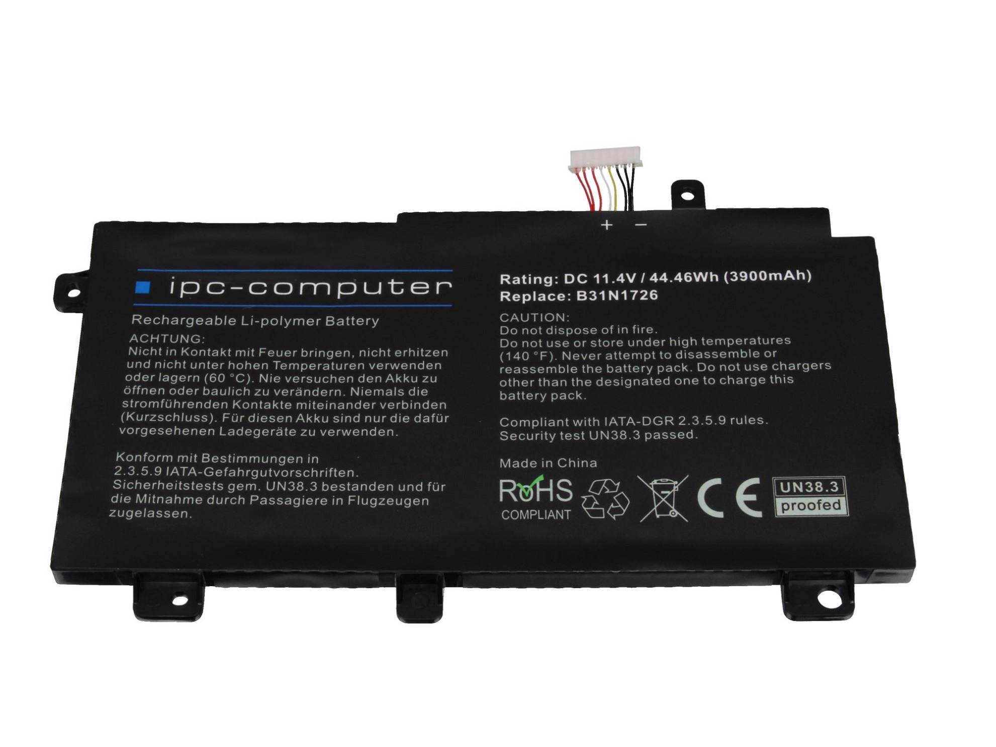 IPC-Computer Batterie 44Wh Nouveau compatible pour Asus TUF Gaming A17 FA706IU