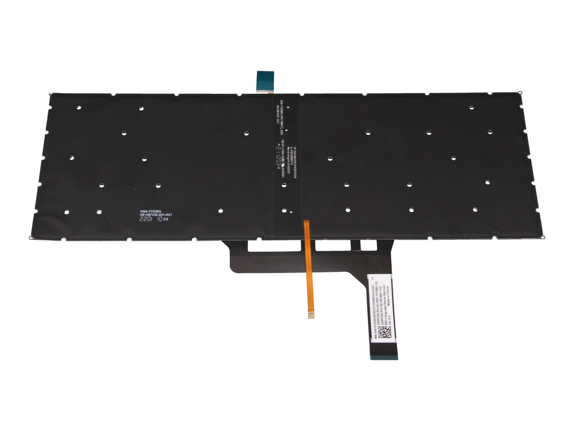 MSI GF63 Thin 10SC/10UC/10UD (MS-16R5) original Tastatur DE (deutsch) schwarz mit Backlight