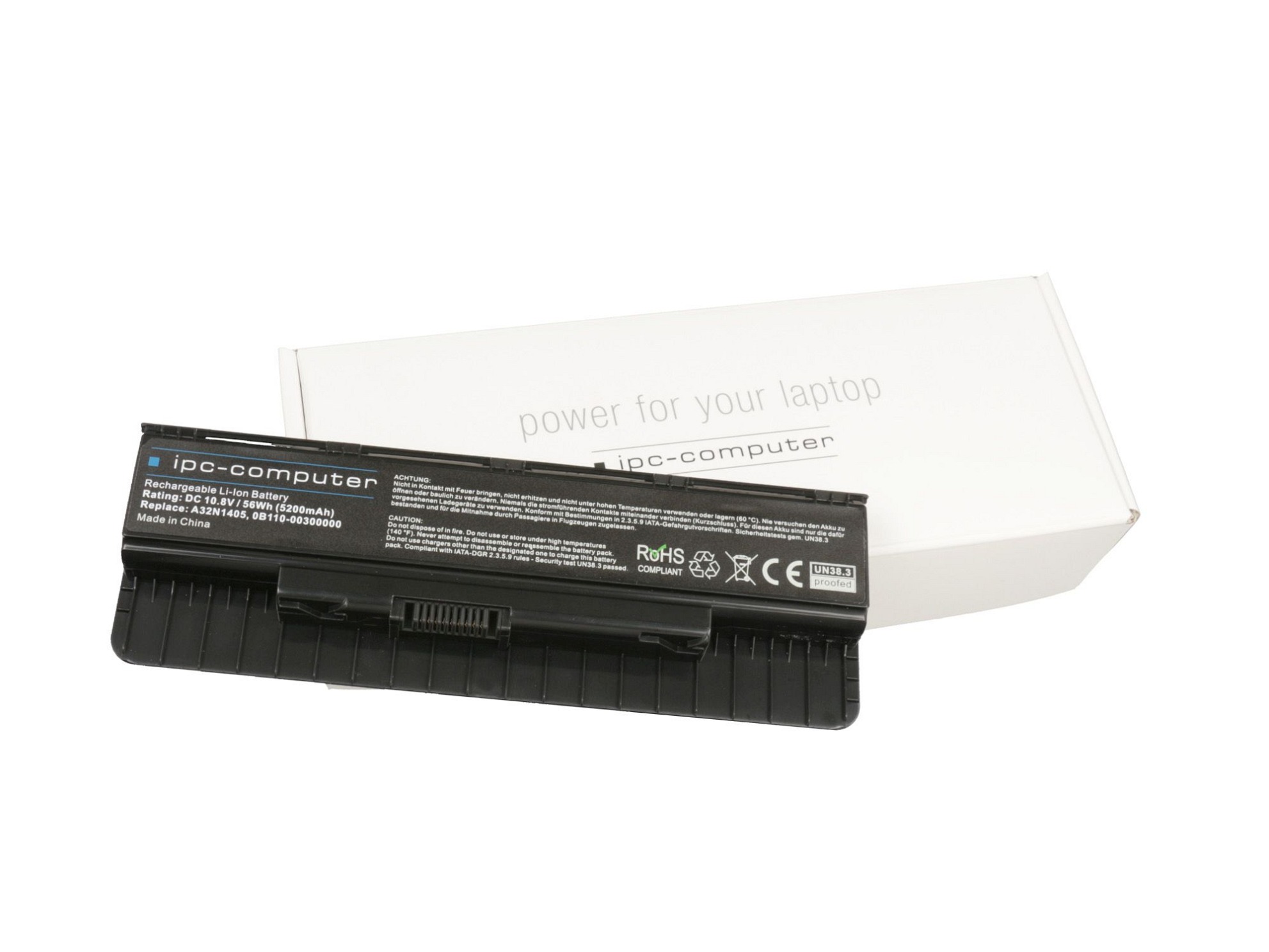 IPC-Computer Batterie 56Wh Nouveau compatible pour Asus ROG GL551JX