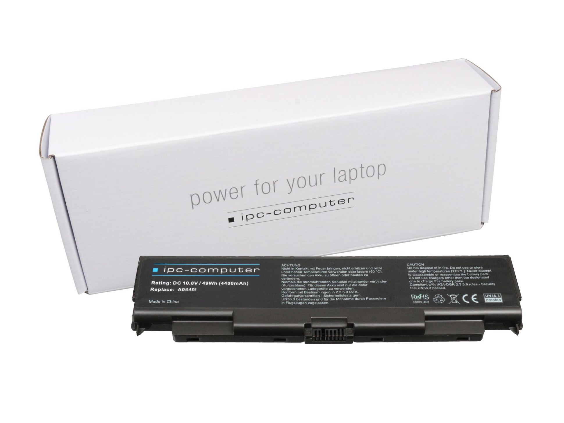 IPC-Computer Akku kompatibel zu Lenovo 0C52864 mit 48Wh