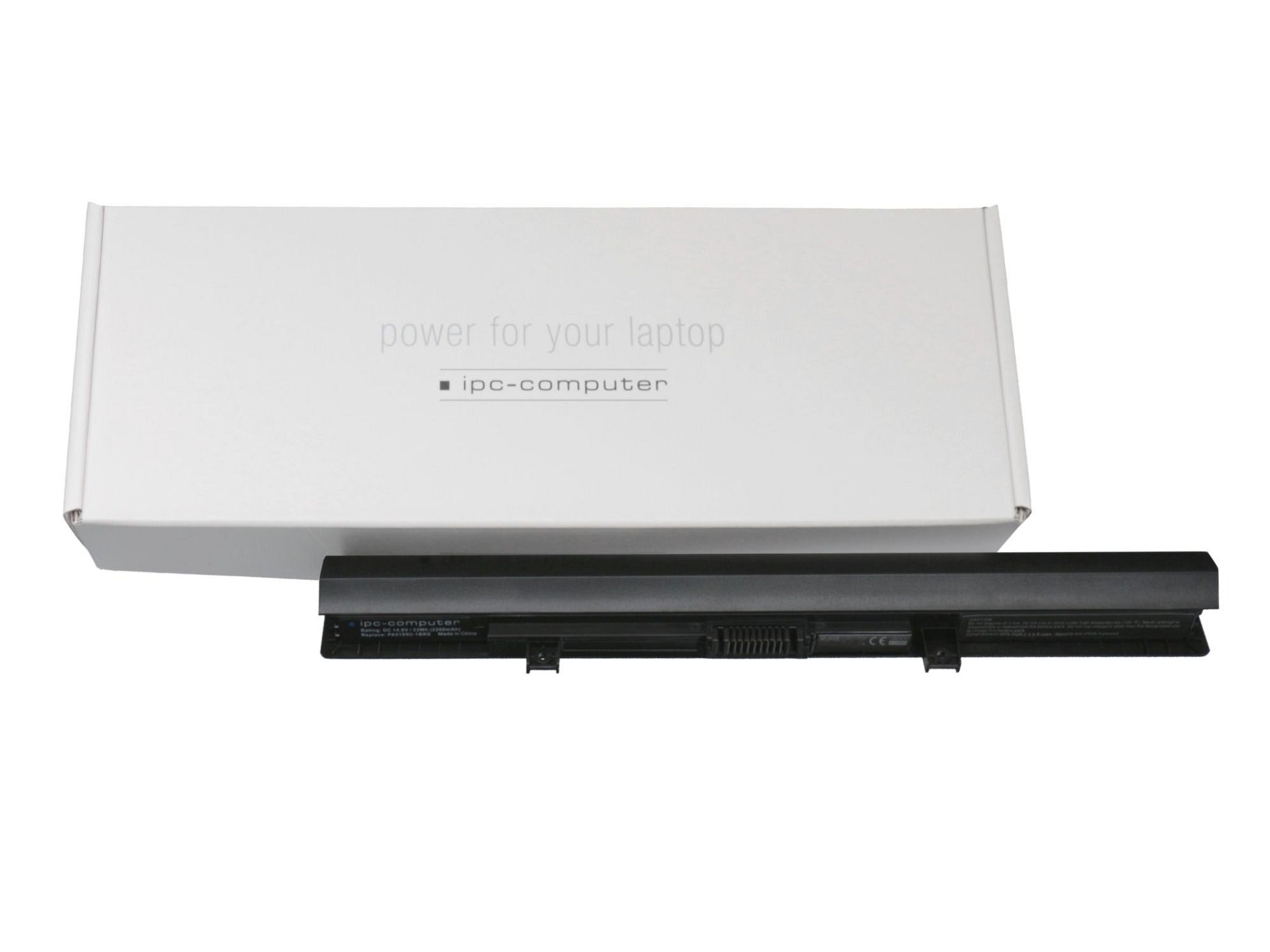 IPC-Computer Batterie noir compatible avec Toshiba P000616150 avec 33Wh