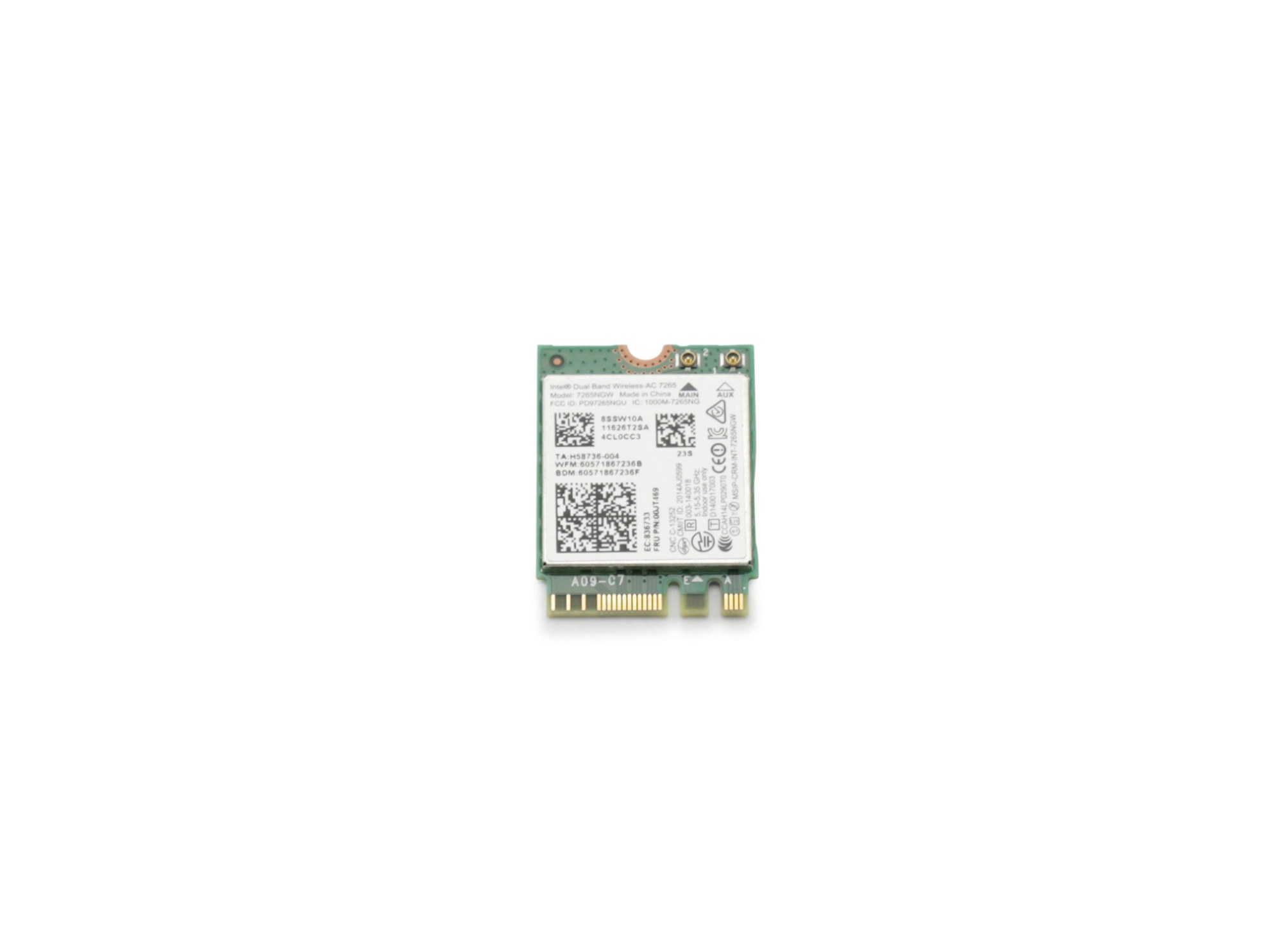 Lenovo IdeaPad 710S-13ISK Plus (80VU) original WLAN/Bluetooth Karte WLAN 802.11ac/abgn