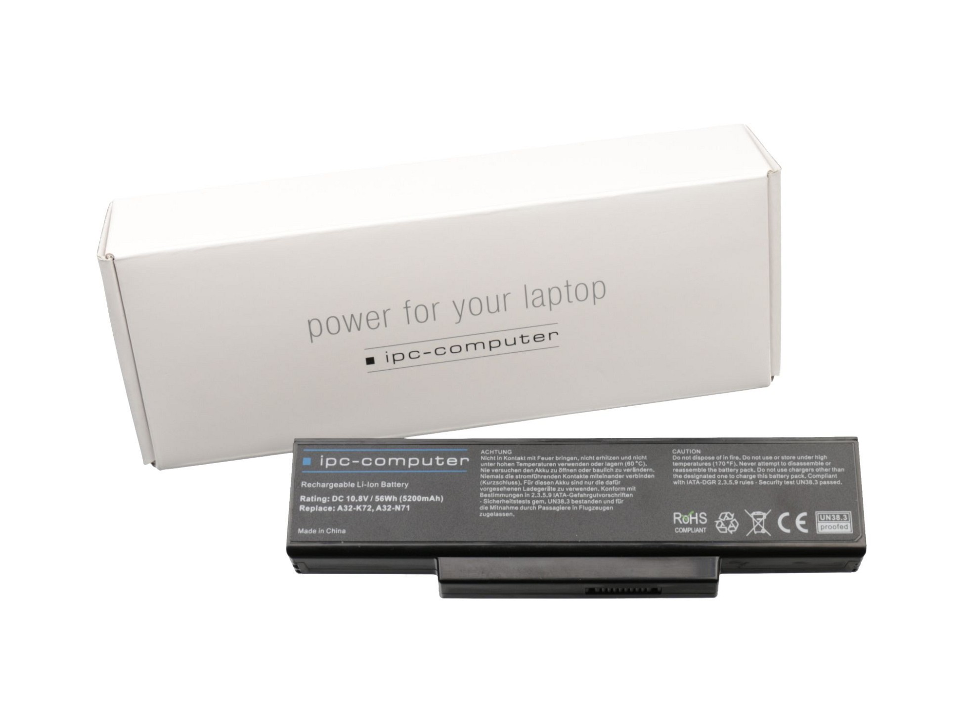 IPC-Computer Batterie 56Wh Nouveau compatible pour Asus Pro7BSV