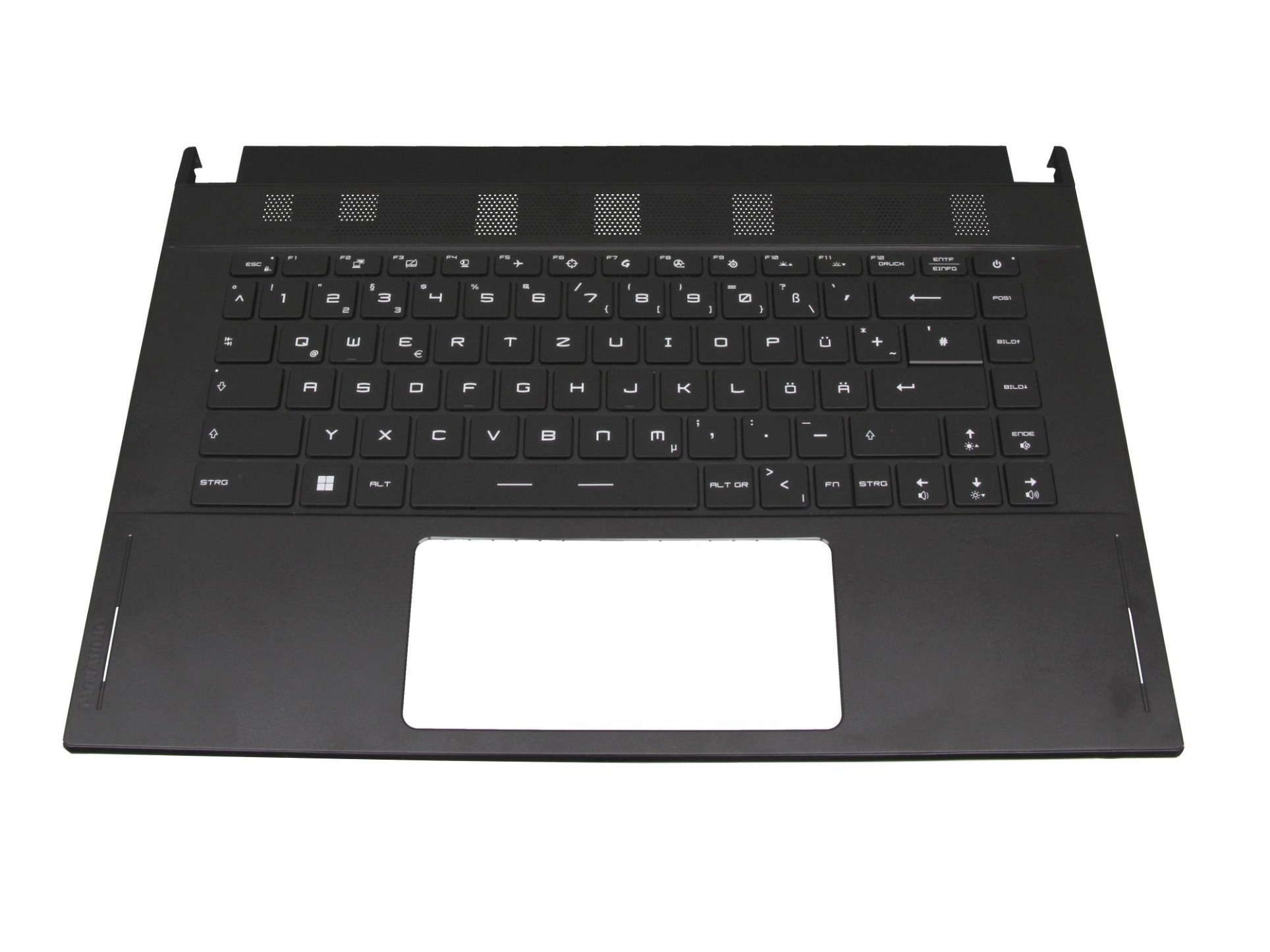 MSI GS66 Stealth 10SF/10SE/10SFS (MS-16V1) original Tastatur inkl. Topcase DE (deutsch) schwarz/schwarz