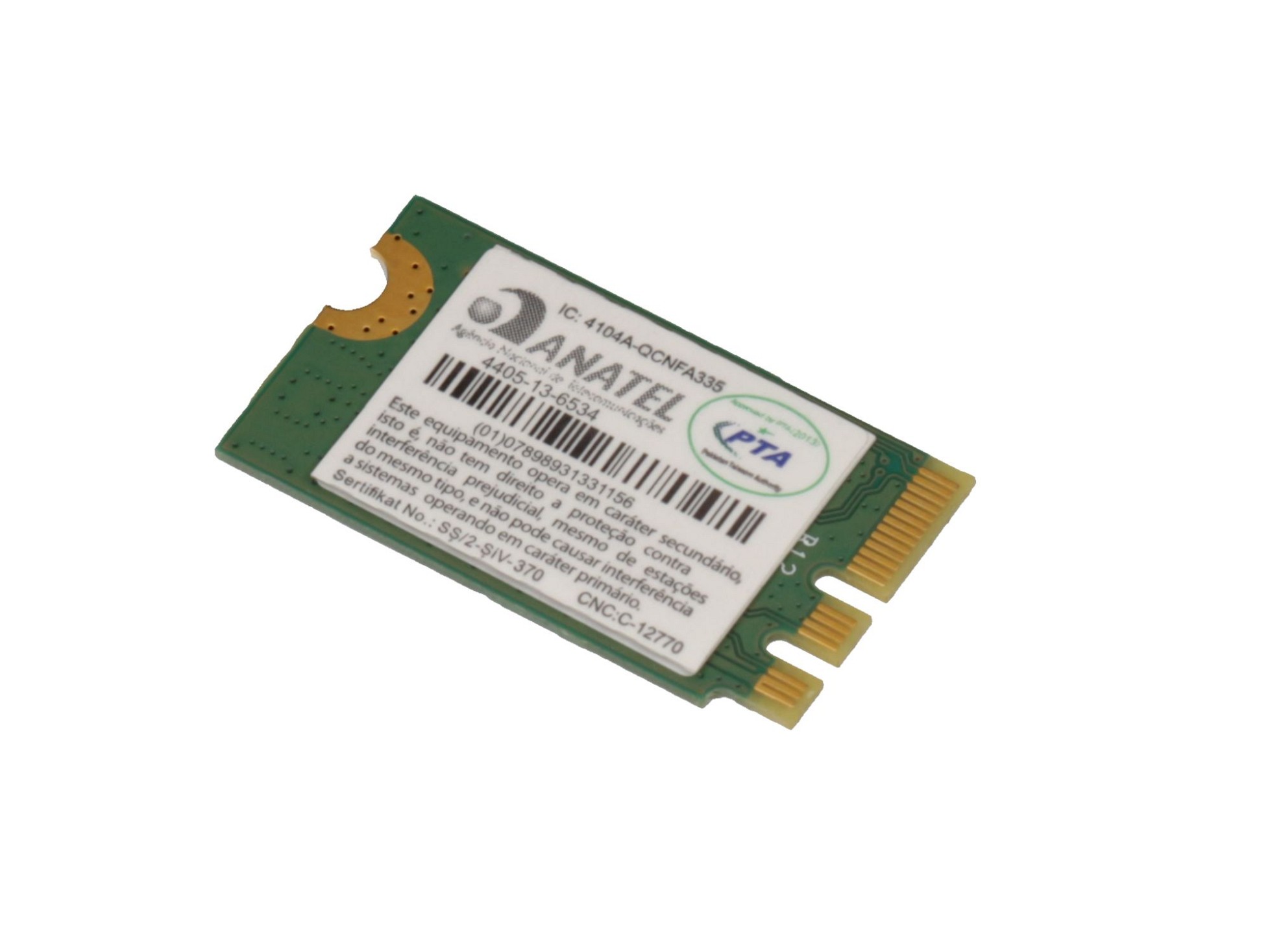 Asus VivoBook F556UQ original WLAN/Bluetooth Karte 802.11 N - 1 Antennenanschluss - 