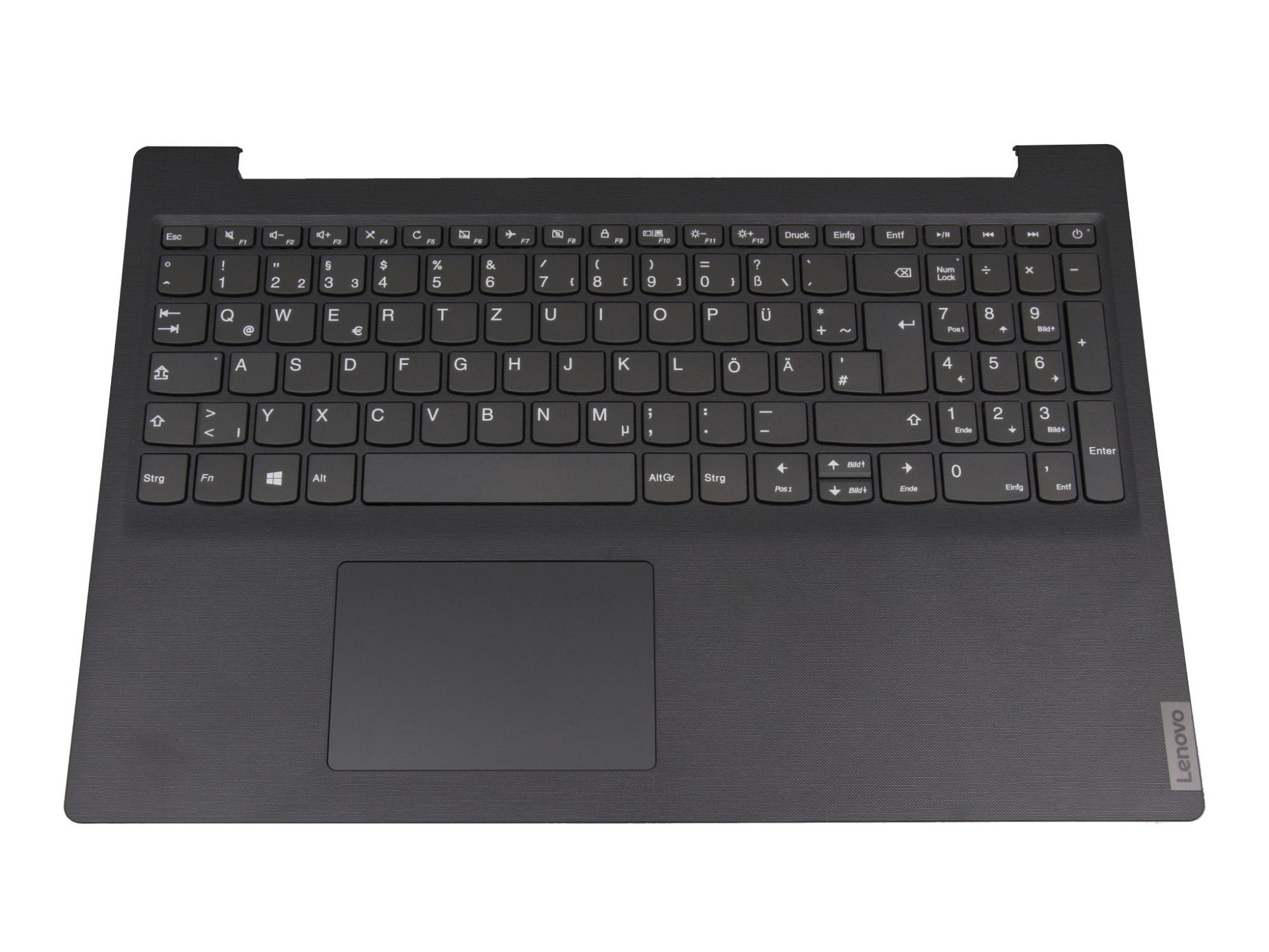Lenovo V15-ADA (82C7) original Tastatur inkl. Topcase DE (deutsch) dunkelgrau/grau
