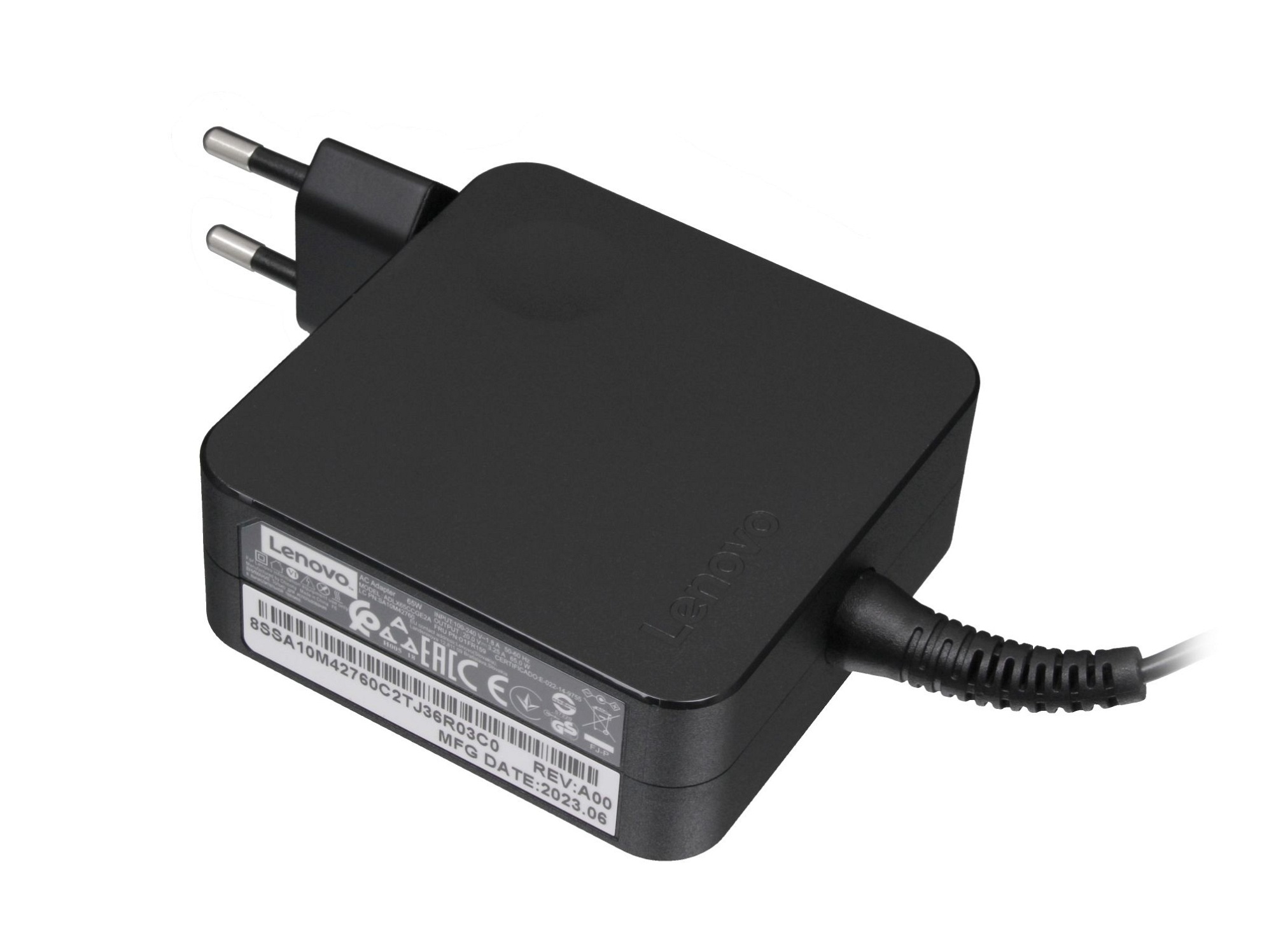 Lenovo V15-IIL (82C5) original chargeur 65 watts EU wallplug