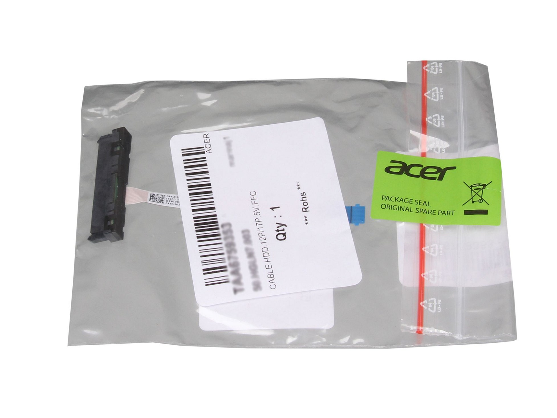 Acer Aspire 5 (A515-55G) original Festplatten-Adapter für den 1. Festplatten Schacht