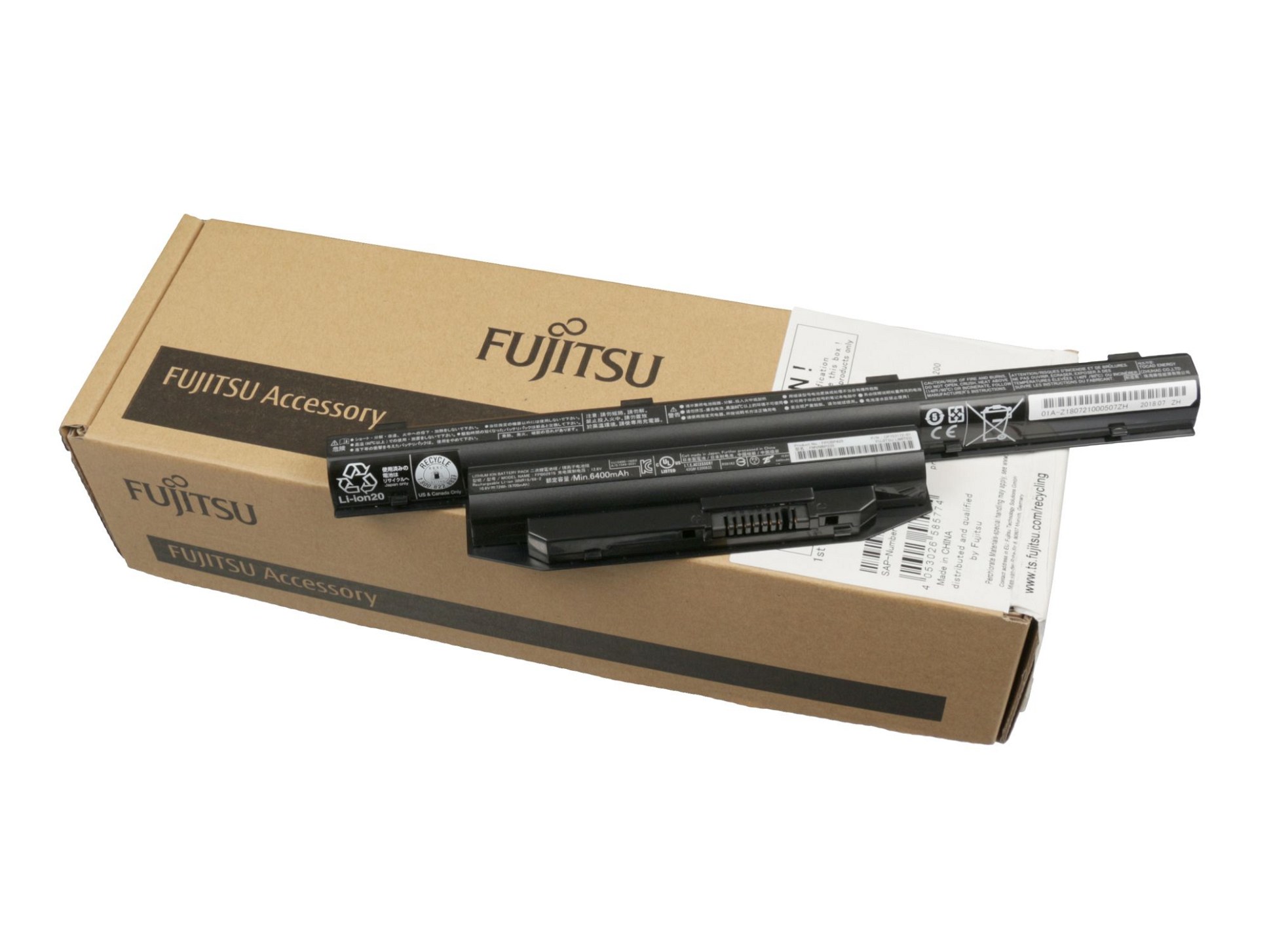 Fujitsu LifeBook E556 originalBatterie 72Wh