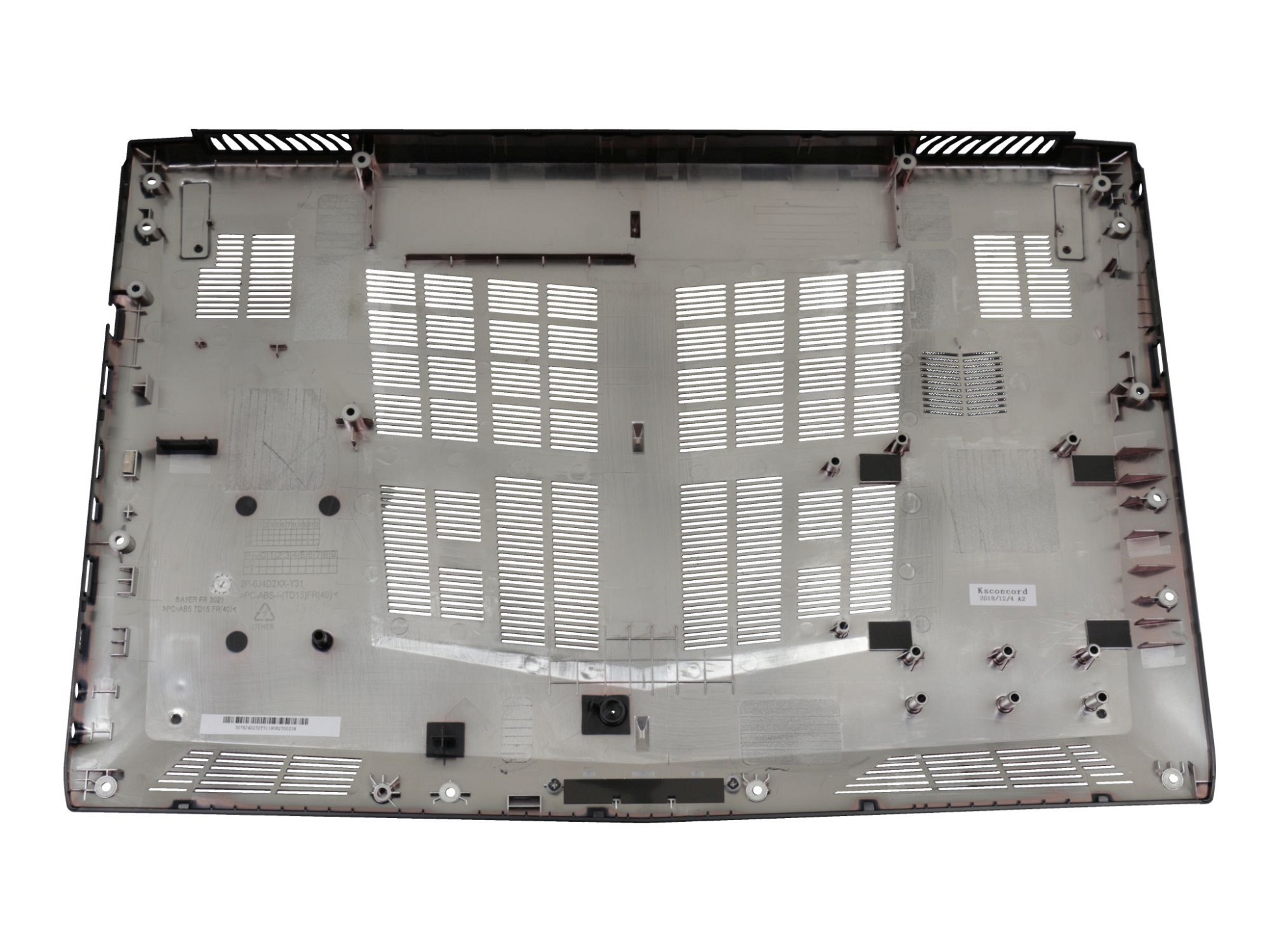 Carcasa original MSI GV62 7RD/7RE (MS-16J9) parte inferior negra - Imagen 2 de 4