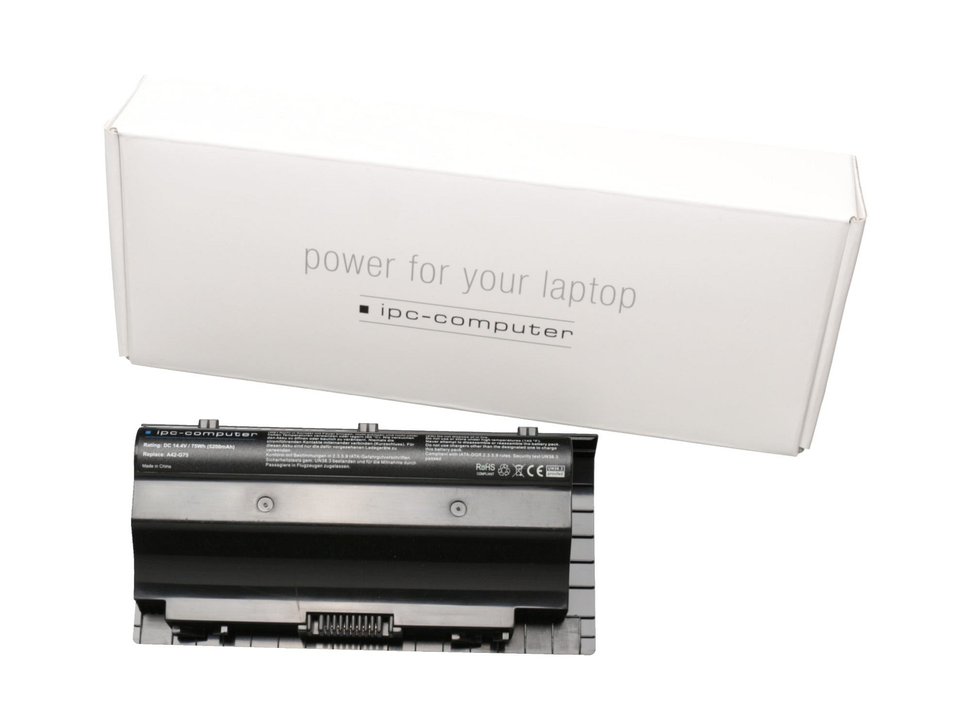 IPC-Computer Batterie 77Wh Nouveau compatible pour Asus ROG G75VW