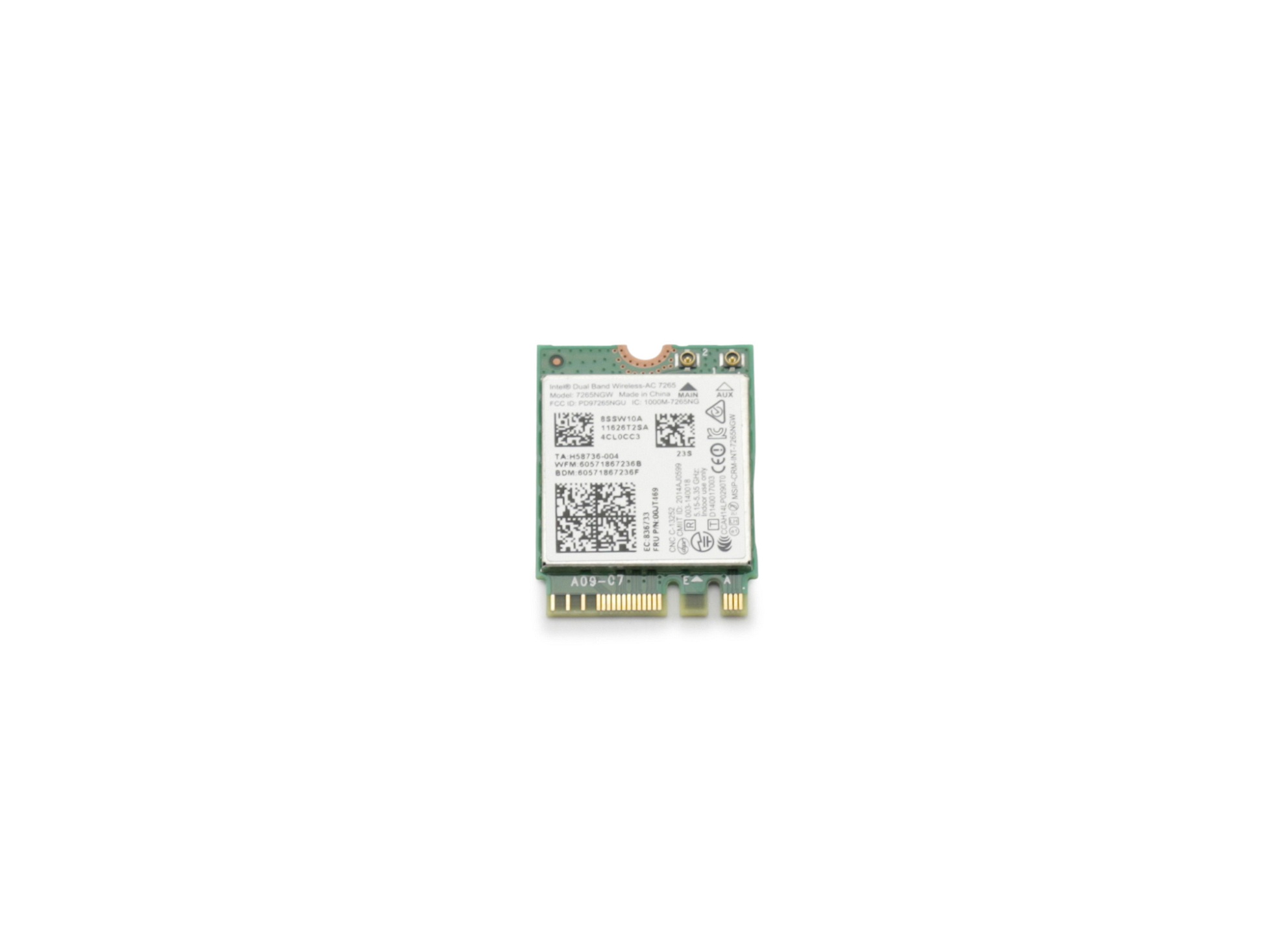 Lenovo IdeaPad 520-15IKB (80YL/81BF) original WLAN/Bluetooth Karte WLAN 802.11ac/abgn